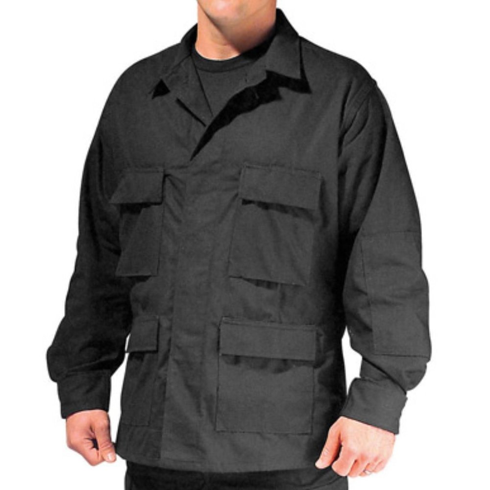 TRU SPEC Army Green Field Shirt Army Patches Long Sleeves